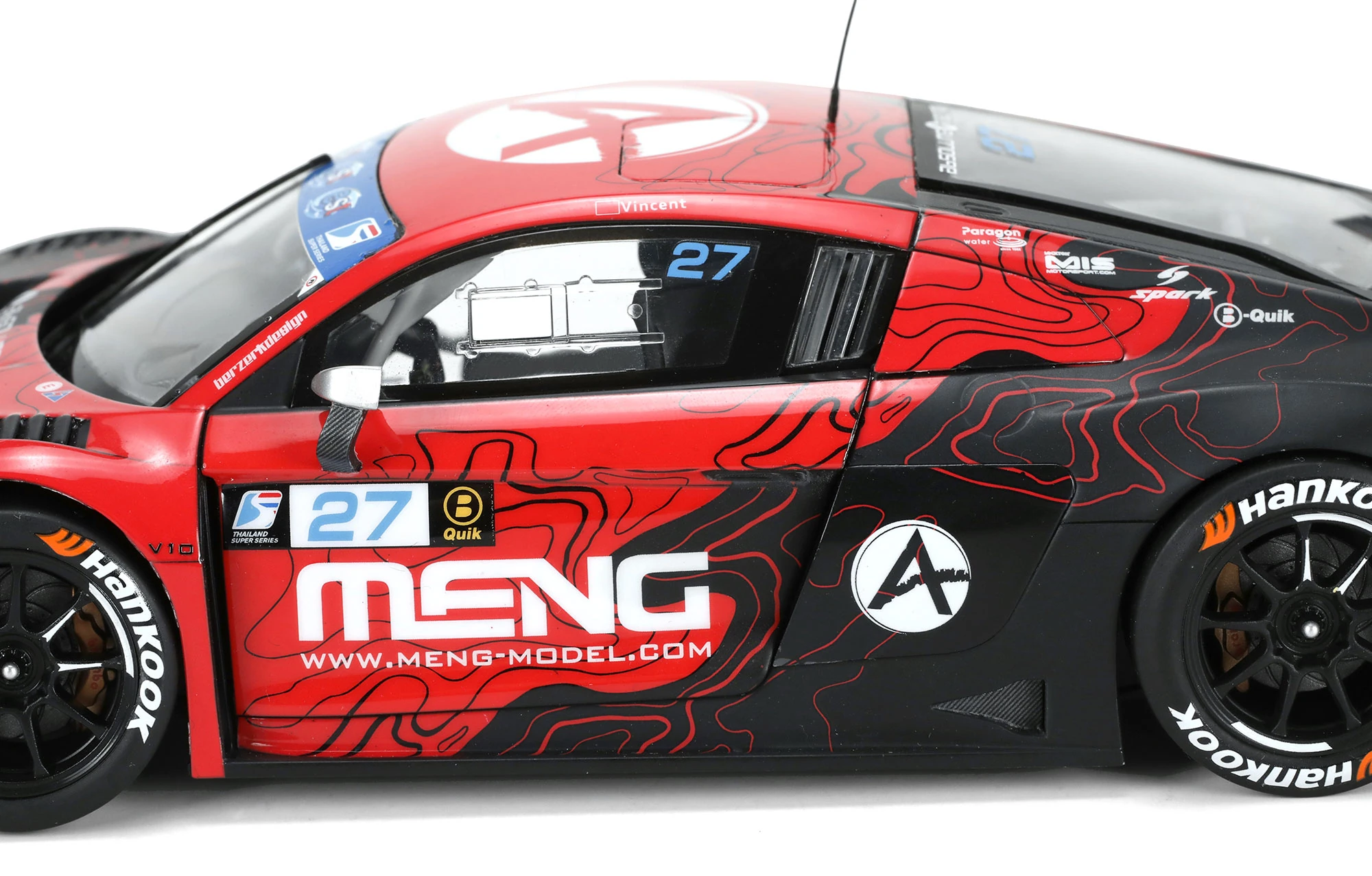 MENG CS-009 1/24 AUDI R8 LMS GT3 EVO II ARABA MAKETİ