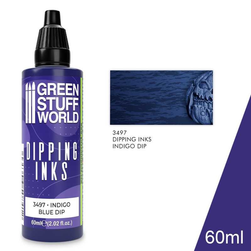 GREEN STUFF WORLD 3497 Dipping Ink INDIGO BLUE DIP MAKET BOYASI 60 ml