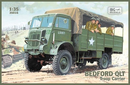 IBG MODELS 35016 1/35 BEDFORD QLT İKİNCİ DÜNYA SAVAŞI İNGİLİZ ASKERİ KAMYON MAKETİ