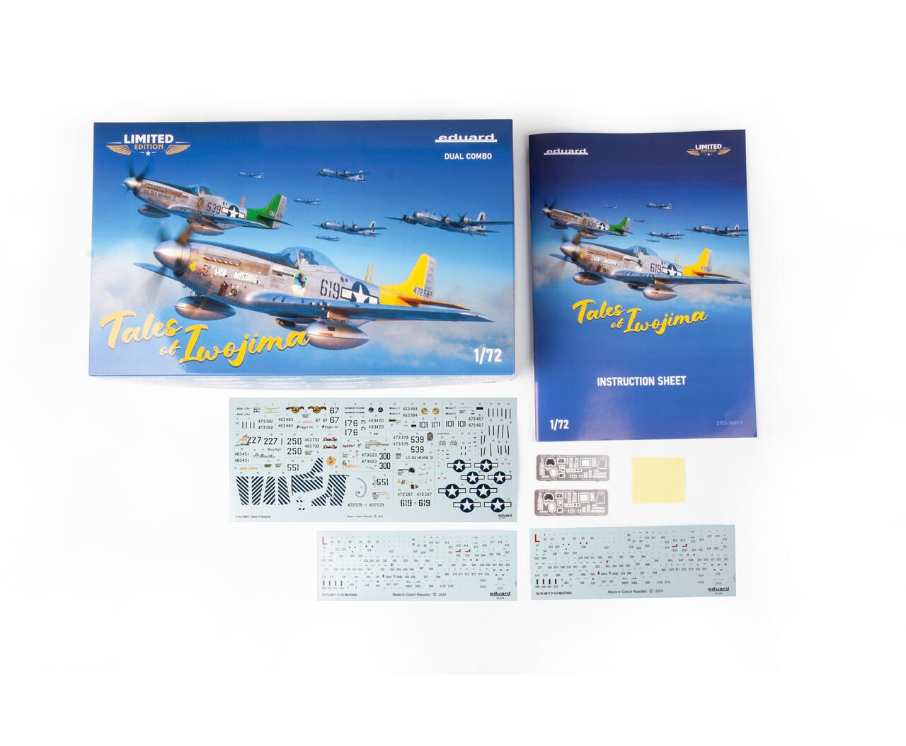 EDUARD 2152 1/72 Tales of Iwojima DUAL COMBO SAVAŞ UÇAĞI MAKETİ