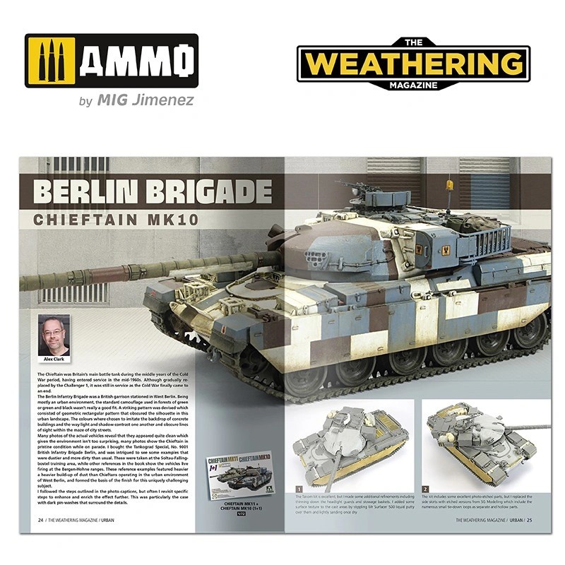 AMMO MIG 4533 THE WEATHERING MAGAZINE #34 – Urban (English) MESKUN MAHAL ALANLARI BOYAMA TEKNİKLERİ DERGİSİ