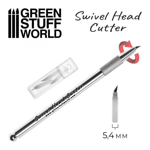 GREEN STUFF WORLD 2559 METAL SWIVELHEAD HOBBY KNIFE – DÖNEBİLEN BAŞLIKLI HOBİ BIÇAĞI