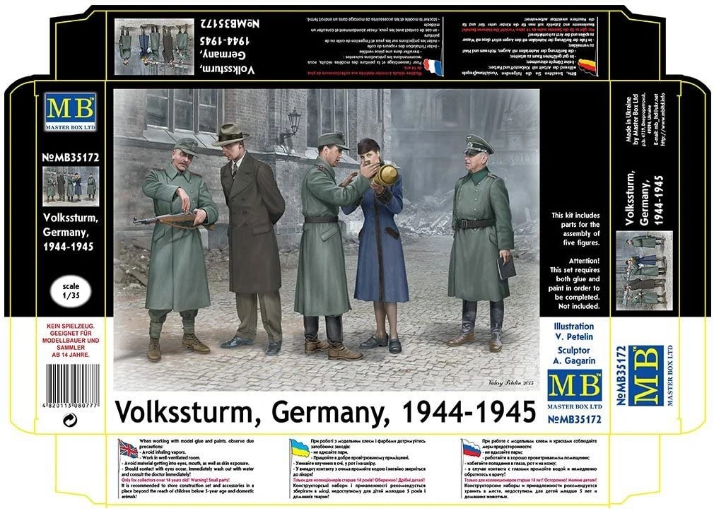 MASTER BOX 1/35 35172 "Volkssturm, Germany, 1944-1945"