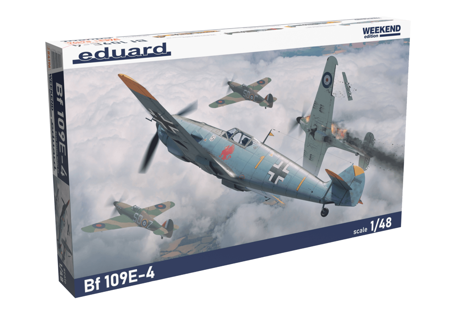 EDUARD 84196 1/48 Bf 109E-4 SAVAŞ UÇAĞI MAKETİ
