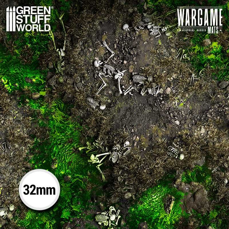 GREEN STUFF WORLD 6347 Neoprene Mat Boneblight Marsh (120x180cm) - MASAÜSTÜ OYUN MATI