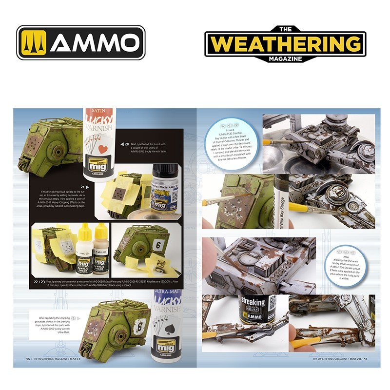 AMMO MIG 4537 THE WEATHERING MAGAZINE #38 – Rust 2.0 ENGLISH