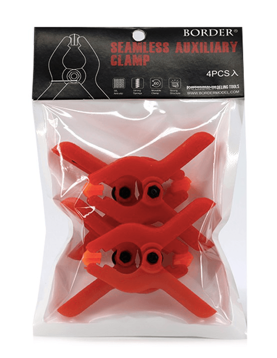 BORDER MODEL 0333 Seamless Auxiliary Clamps MİNİ HOBİ KELEPÇELERİ 4 ADET