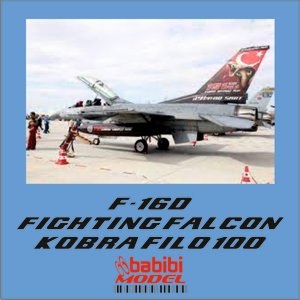 BABİBİ MODEL DBT-01275 1/48 TÜRK HAVA KUVVETLERİ F-16 D 191 KOBRA FİLO ÖZEL TASARIM KUYRUK DEKAL SETİ