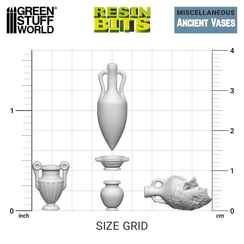 GREEN STUFF WORLD 12359 3D printed set - Ancient Vases KADİM VAZOLAR SETİ