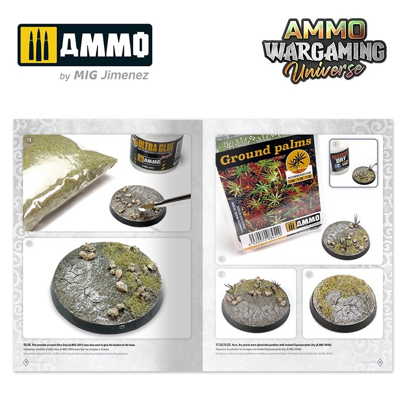 AMMO MIG 6921 WARGAMING UNIVERSE Book 02 Distant Steppes - UZAK STEPLER ZEMİN YAPIM TEKNİKLERİ KİTABI