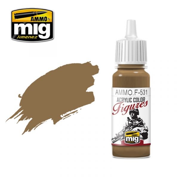 Ammo Mig Figür Boyası - F531 LIGHT BROWN