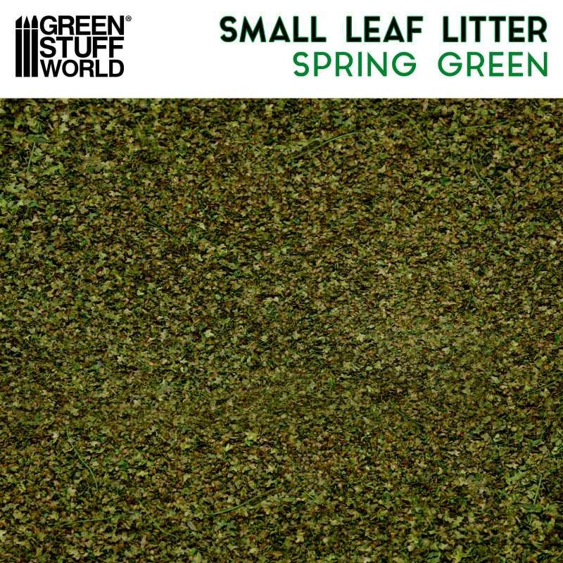 GREEN STUFF WORLD 13246 Small Leaf Litter -  Spring Green Color KULLANIMA HAZIR KÜÇÜK YAPRAK