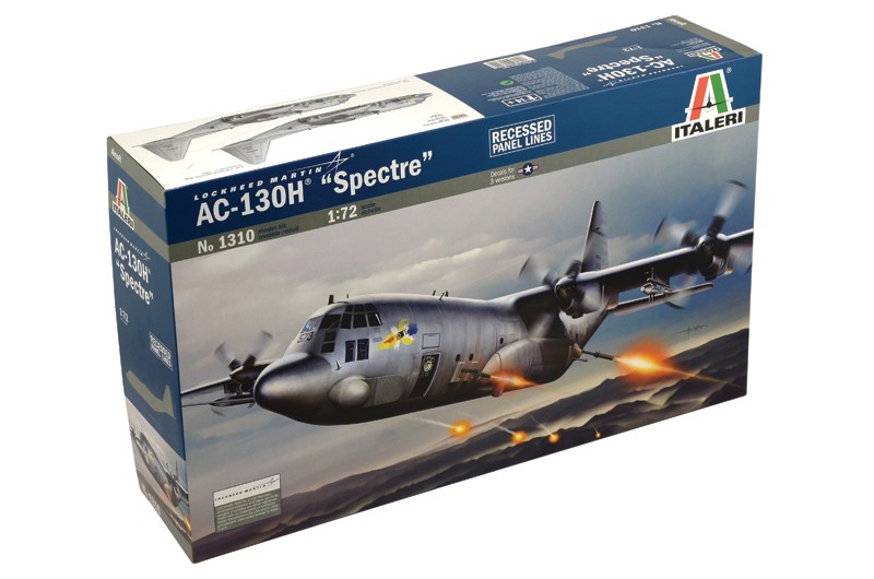 ITALERI 1310 1/72 AC - 130H SPECTRE SAVAŞ UÇAĞI MAKETİ