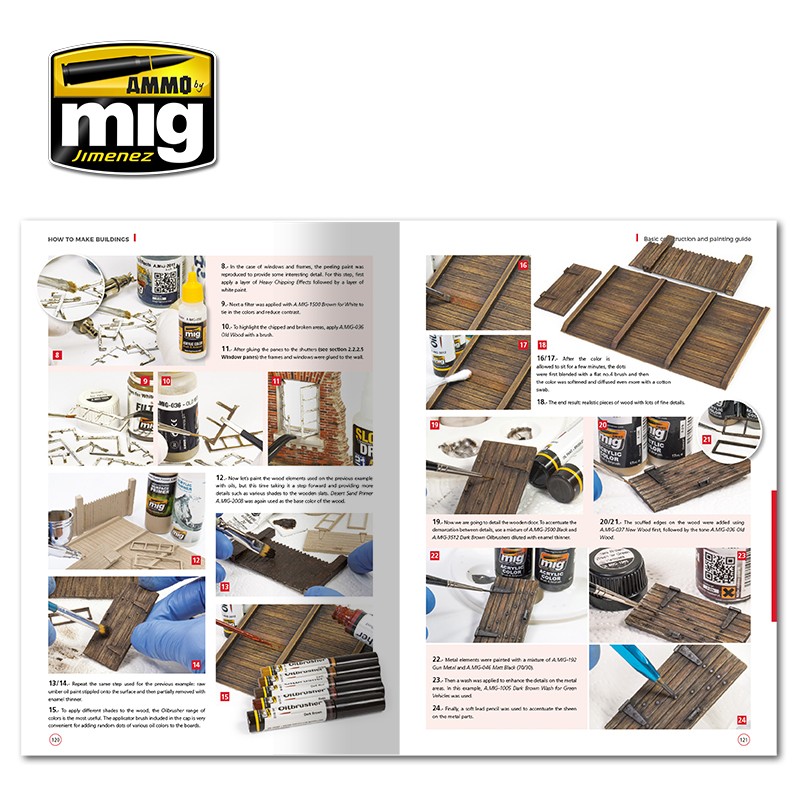 AMMO MIG 6135 How to make Buildings – Basic Construction and Painting Guide English