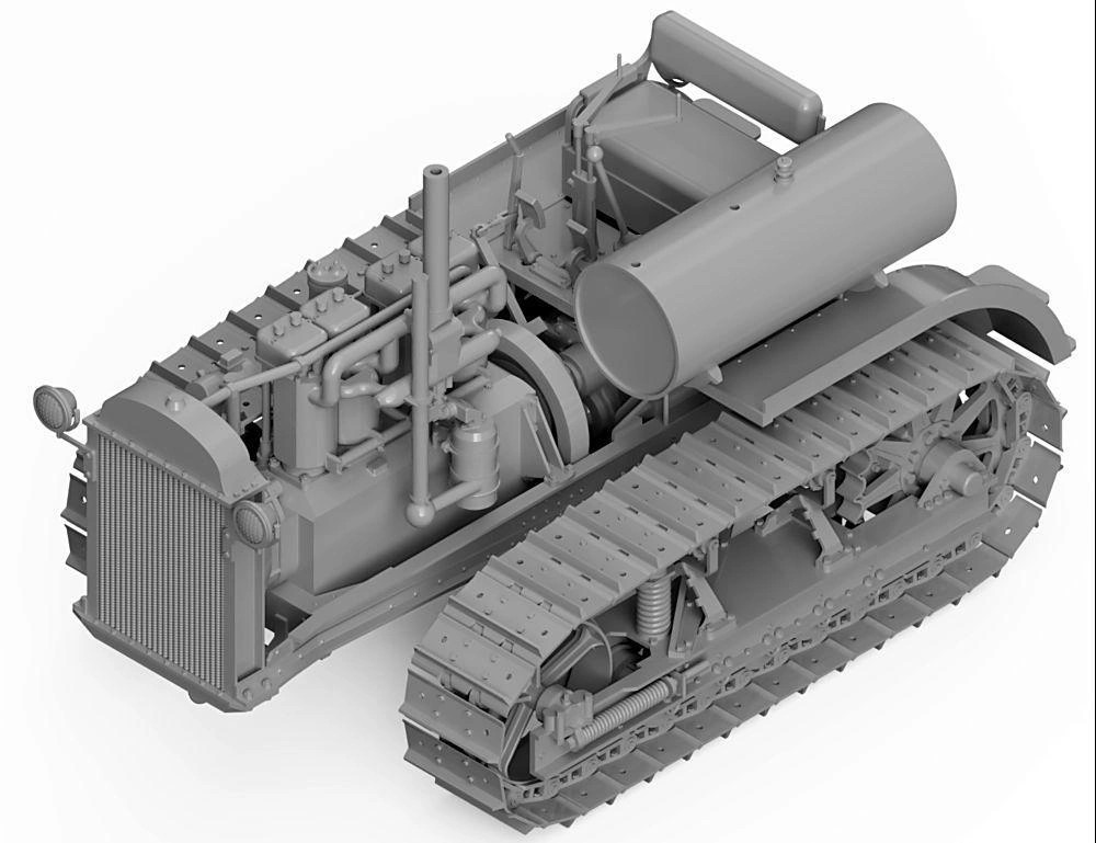 Thunder Model 35006 1/35 Market US Crawler Sixty PALETLİ ÇEKİCİ MAKETİ