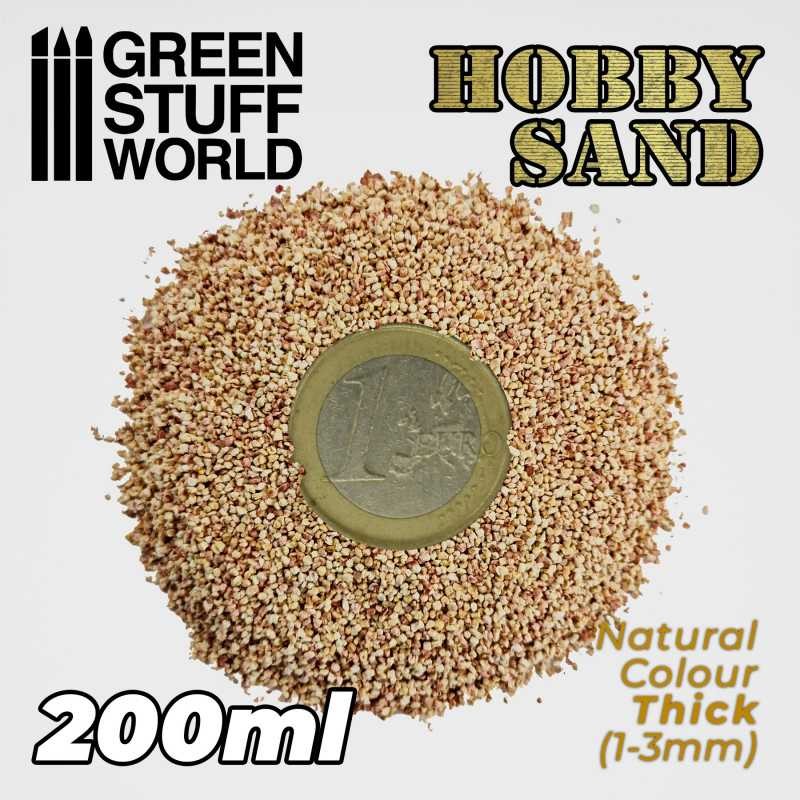 GREEN STUFF WORLD 11179 Thick Hobby Sand 200ml Natural - DOĞAL RENK KALIN KALIN KUM 