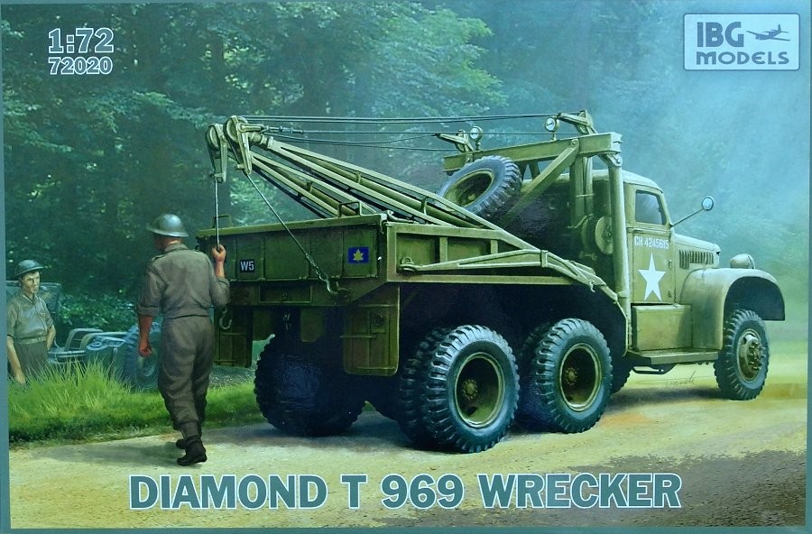 IBG MODELS 72020 1/72 DIAMOND T 969 WRECKER İKİNCİ DÜNYA SAVAŞI AMERİKAN ÇEKİCİ KAMYON MAKETİ