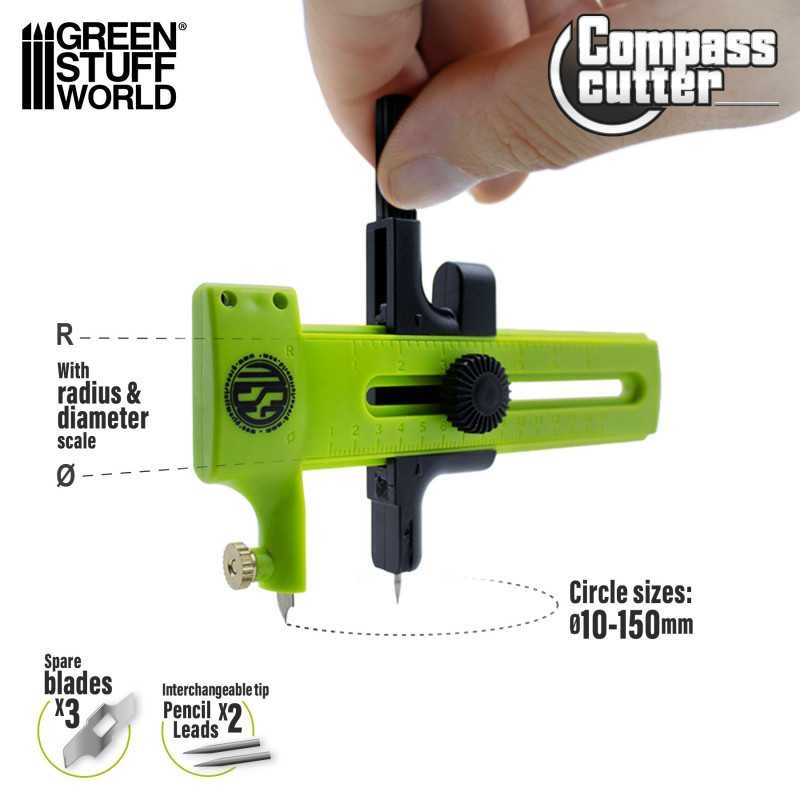 GREEN STUFF WORLD 4899 Compass Cutter - Kumpaslı Pergel Kesici