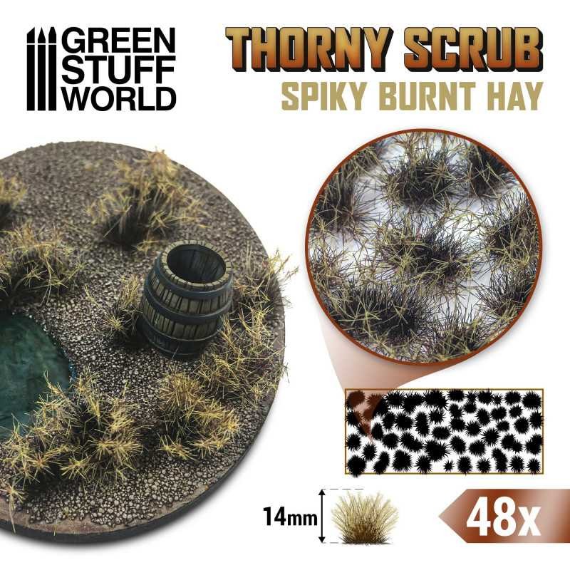 GREEN STUFF WORLD 11504 Thorny Scrubs - BURNT HAY – YANMIŞ SAMAN