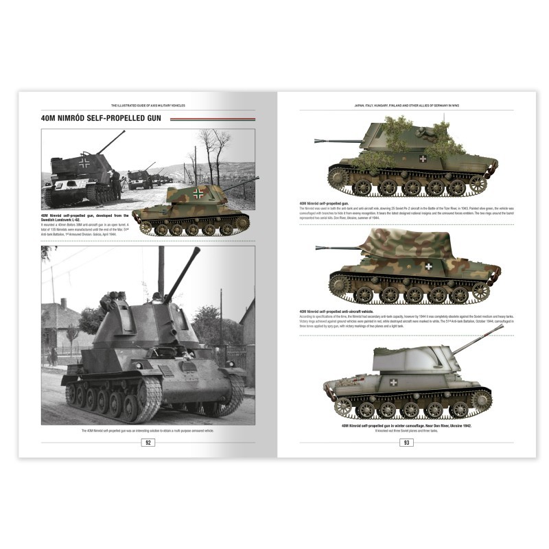 AMMO MIG 6308 The Illustrated Guide of Axis Military Vehicles - Mihver Kuvvetleri Araçlarına İlişkin Resimli Rehber
