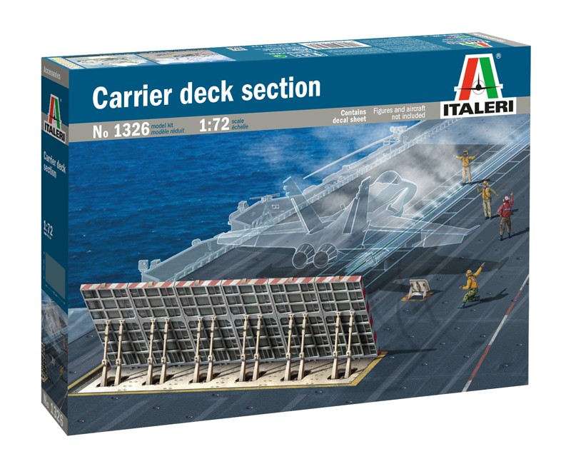 ITALERI 1326 1/72 Carrier Deck Section UÇAK GEMİSİ GÜVERTESİ MAKETİ