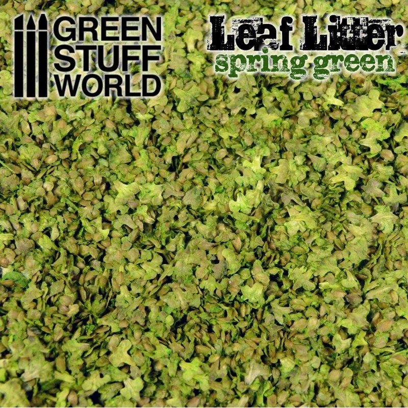 GREEN STUFF WORLD 1263 Leaf Litter - Spring Green KULLANIMA HAZIR YAPRAK