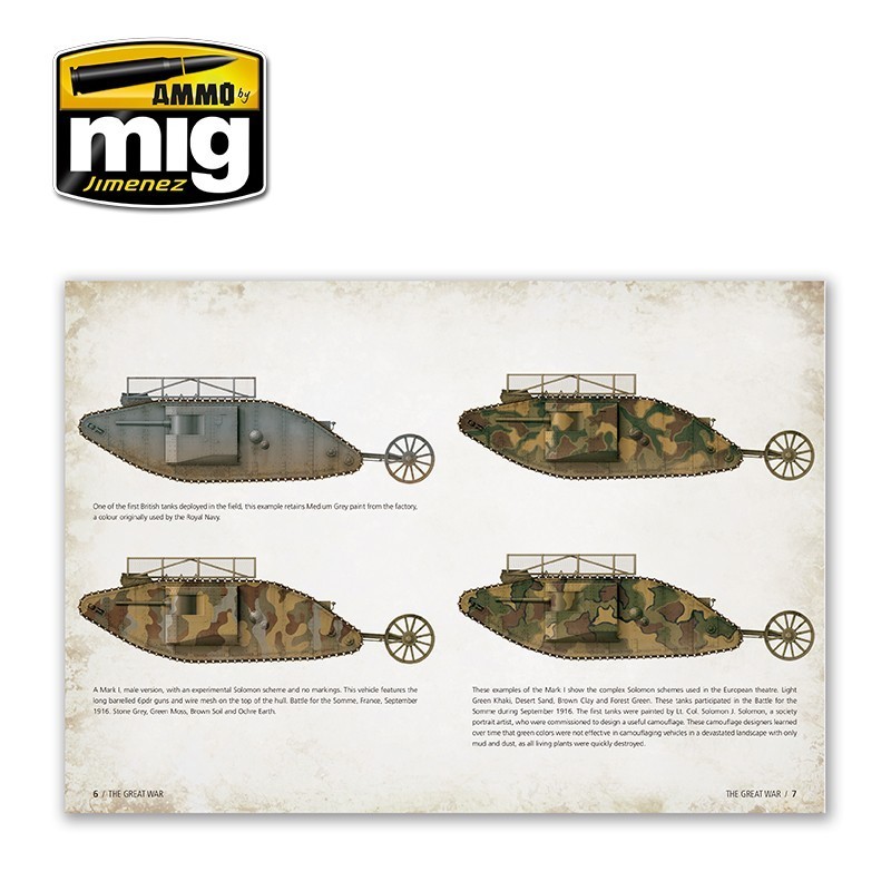 AMMO MIG 6011 THE WEATHERING SPECIAL World War I (English) - BİRİNCİ DÜNYA SAVAŞI BOYAMA TEKNİKLERİ KİTABI