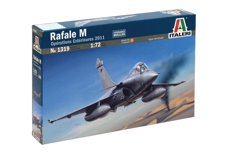 ITALERI 1319 1/72 Rafale M Opérations Extérieures 2011 SAVAŞ UÇAĞI MAKETİ