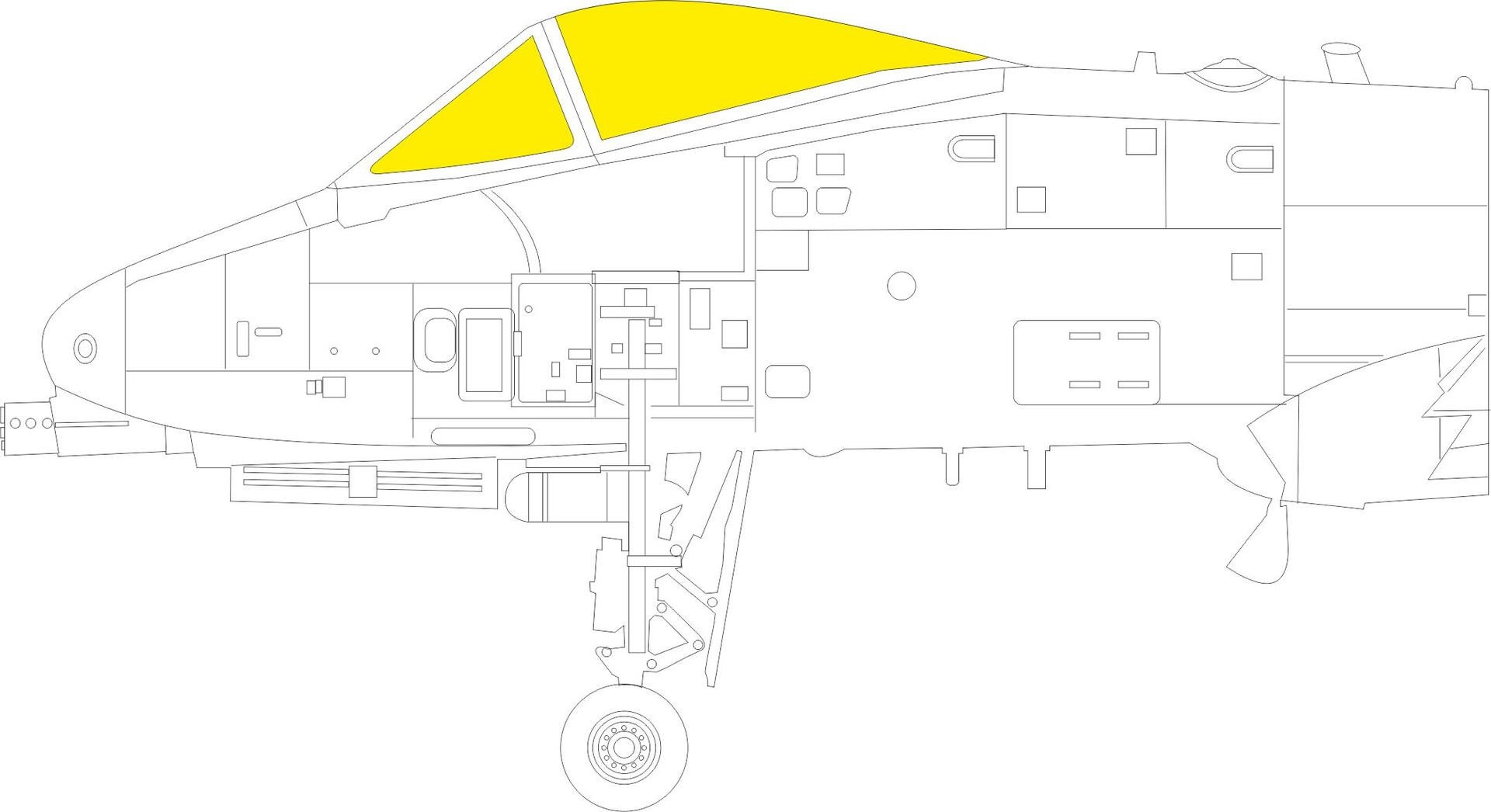 EDUARD EX1050 1/48 A-10C TFace İKİ TARAFLI KOLAY MASKELEME SETİ