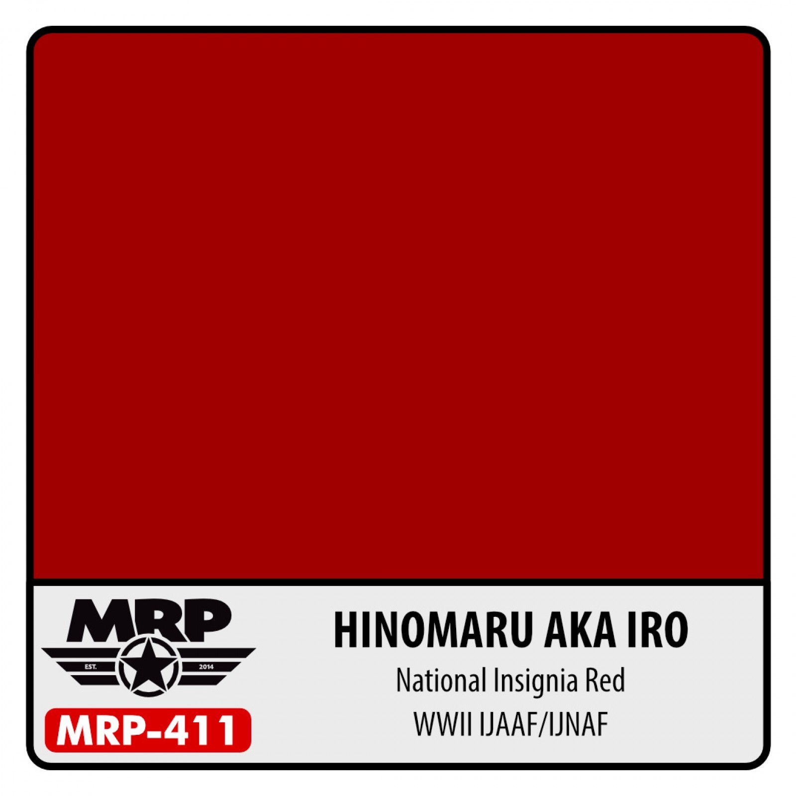 MR PAINT 411 Hinomaru Aka Iro (National Insignia Red) 30ml LAKER MAKET BOYASI