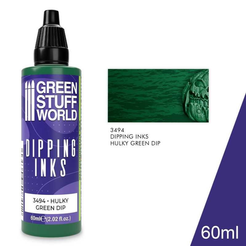 GREEN STUFF WORLD 3494 Dipping Ink HULKY GREEN DIP MAKET BOYASI 60 ml