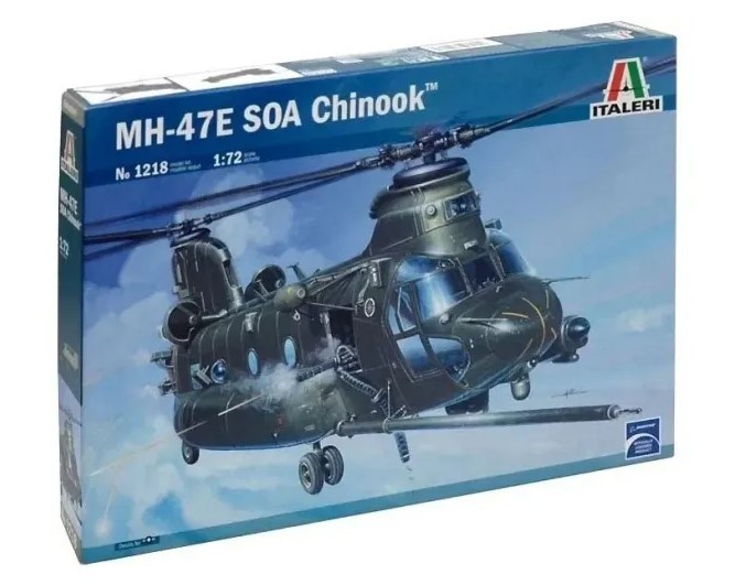 ITALERI 1218 1/72 MH-47E SOA CHINOOK SALDIRI NAKLİYE HELİKOPTERİ MAKETİ