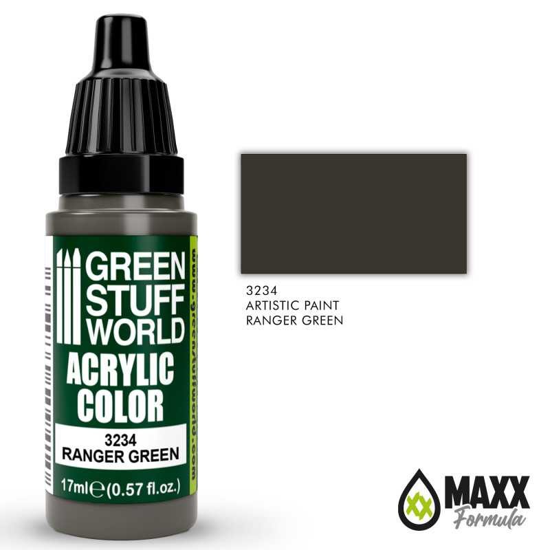 GREEN STUFF WORLD 3234 Acrylic Color RANGER GREEN MAKET BOYASI