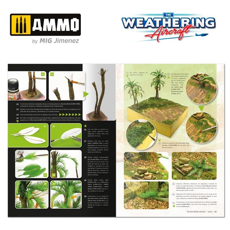 AMMO MIG 5221 THE WEATHERING AIRCRAFT #21 - Bases (English)