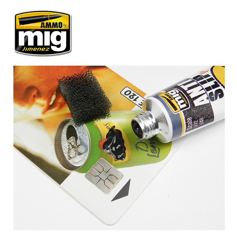 AMMO Mig 2034 Anti-Slip Paste - Black Color (for 1-72 & 1-48)