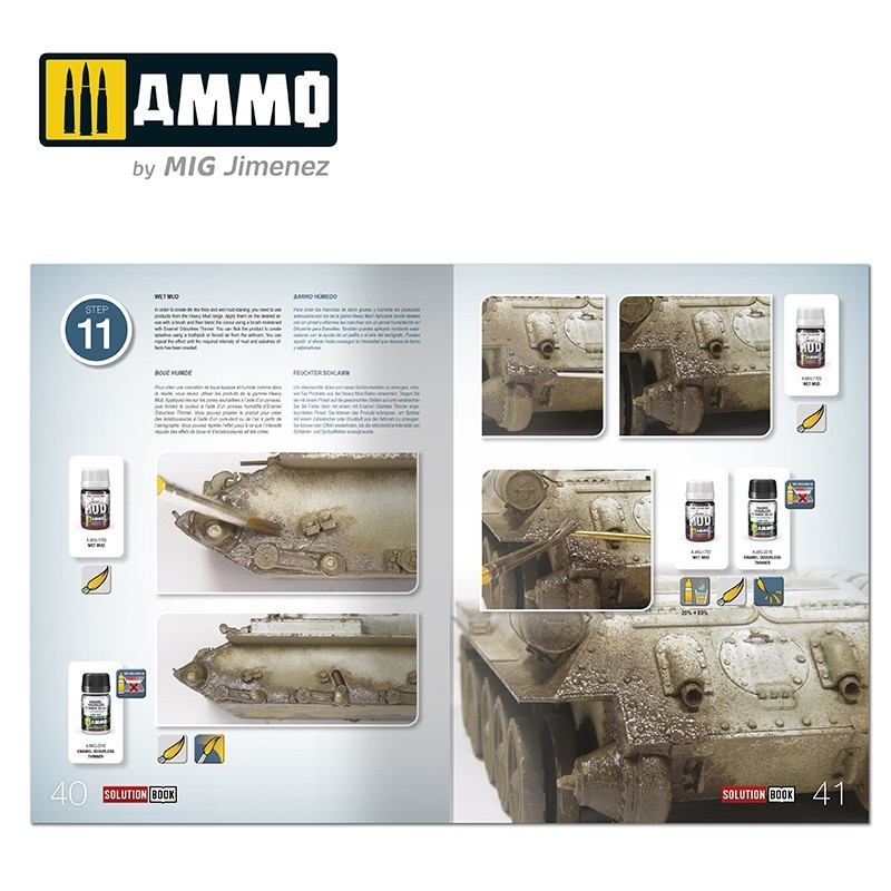 AMMO MIG 6603 How to Paint WWII Soviet Winter Vehicles SOLUTION BOOK - İKİNCİ DÜNYA SAVAŞI RUS KIŞ ARAÇLARI BOYAMA TEKNİKLERİ KİTABI