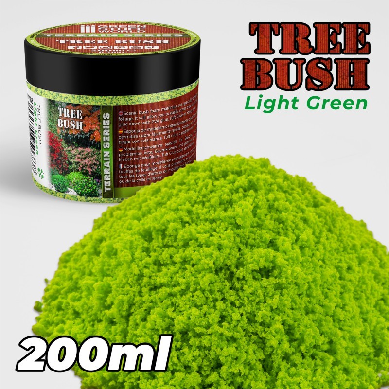 GREEN STUFF WORLD 11183 Tree Bush Clump Foliage - Light Green - 200ml