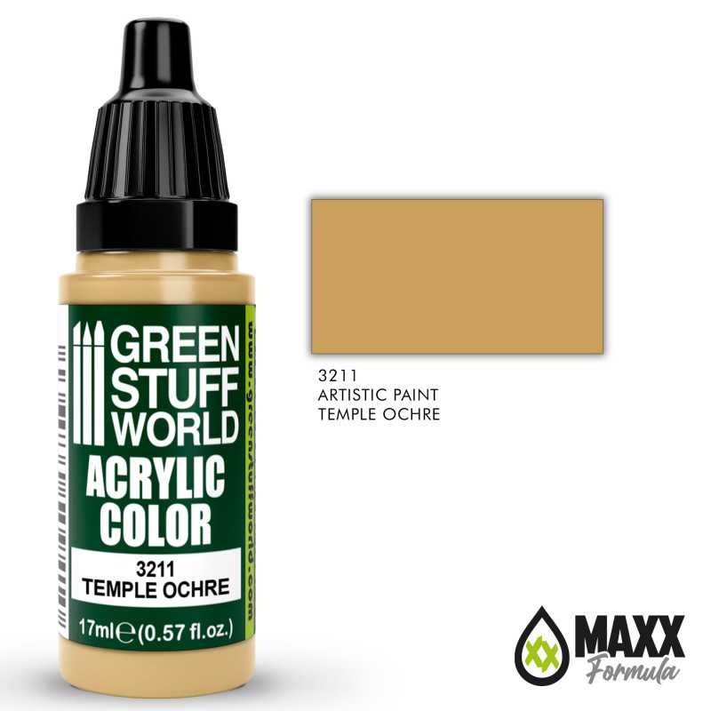 GREEN STUFF WORLD 3211 Acrylic Color TEMPLE OCHRE MAKET BOYASI