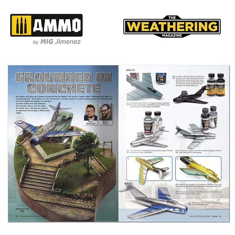 AMMO MIG 4533 THE WEATHERING MAGAZINE #34 – Urban (English) MESKUN MAHAL ALANLARI BOYAMA TEKNİKLERİ DERGİSİ