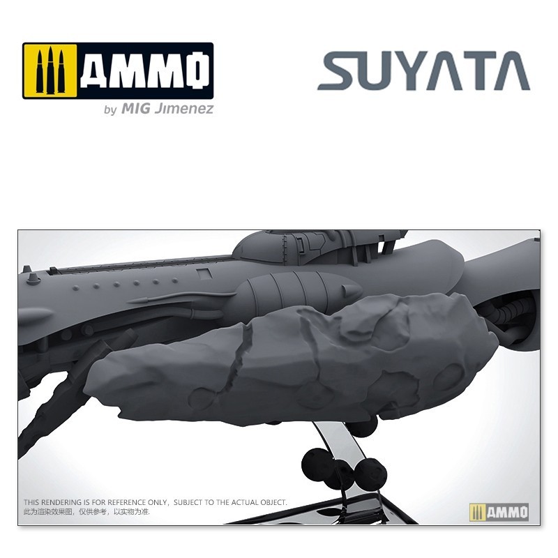 SUYATA 004 1/700 Space Submarine I-401 UZAY GEMİSİ MAKETİ