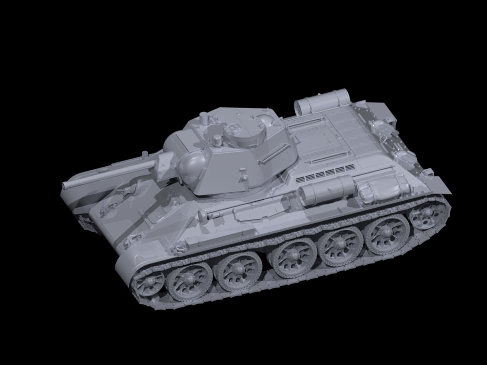 ICM 35366 1/35 T-34/76 SOVYET TANK MAKETİ