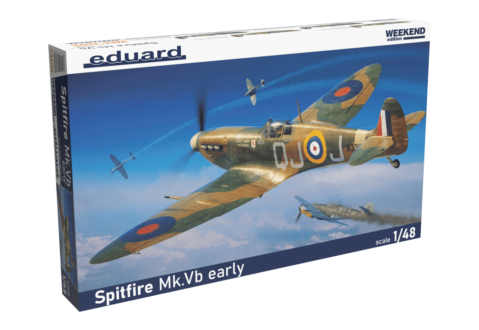 EDUARD 84198 1/48 Spitfire Mk. Vb Early SAVAŞ UÇAĞI MAKETİ