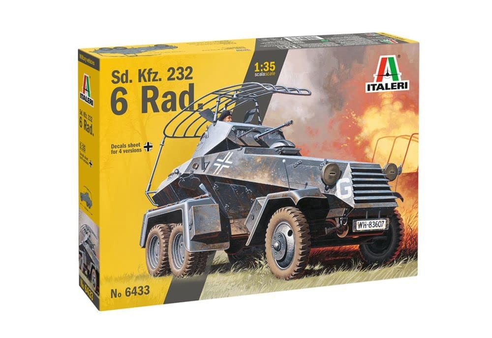 ITALERI 6433 1/35 SDKFZ 232 6 RAD. ALMAN ASKERİ ARAÇ MAKETİ