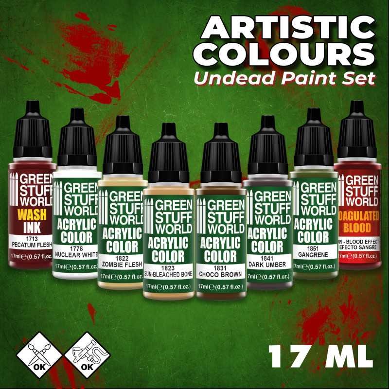 GREEN STUFF WORLD 10121 Paint Set - Undead BOYAMA SETİ