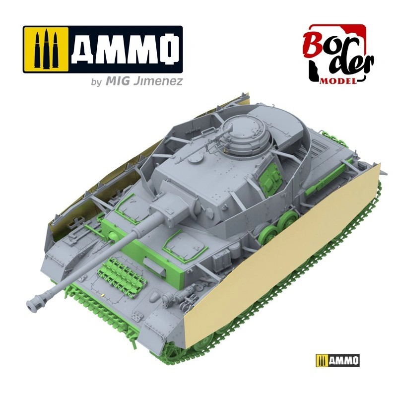 BORDER MODEL 005 1/35 Panzer IV H EARLY& MIDDLE TANK MAKETİ