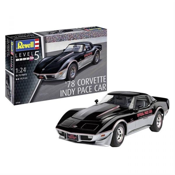 REVELL 7646 1/24 78 Corvette Indy Pace Car ARABA MAKETİ