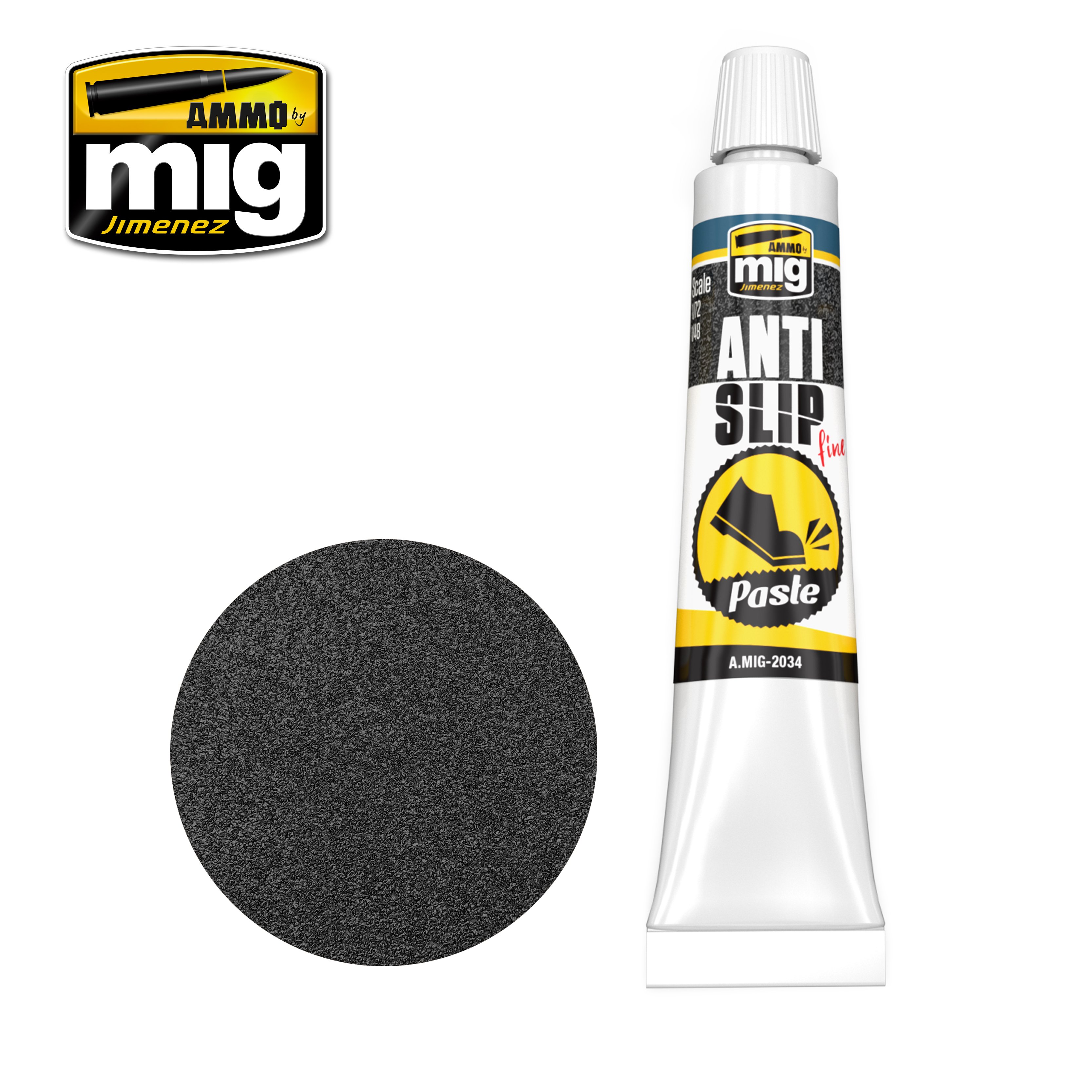 AMMO Mig 2034 Anti-Slip Paste - Black Color (for 1-72 & 1-48)