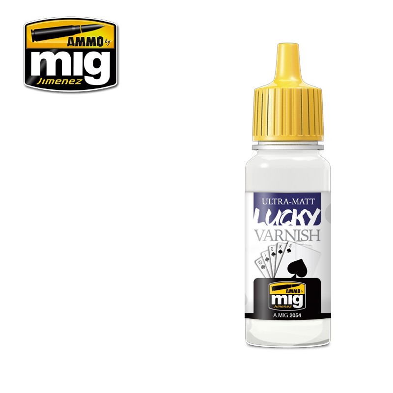 AMMO MIG 2054 ULTRA-MATT LUCKY VARNISH (17 mL) MAKET VERNİĞİ