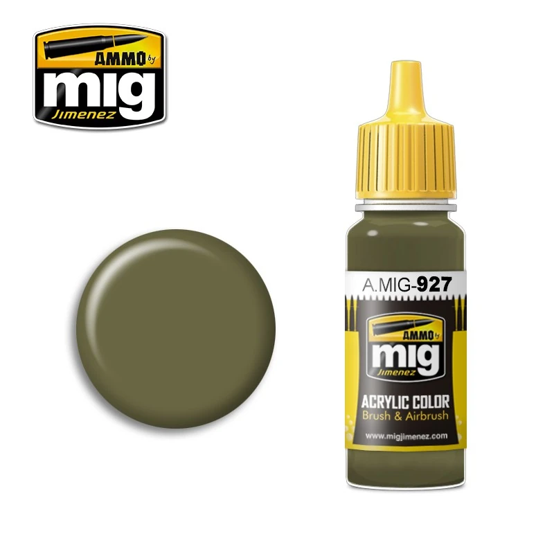 AMMO MIG 0927 Olive Drab Light Base MAKET BOYASI