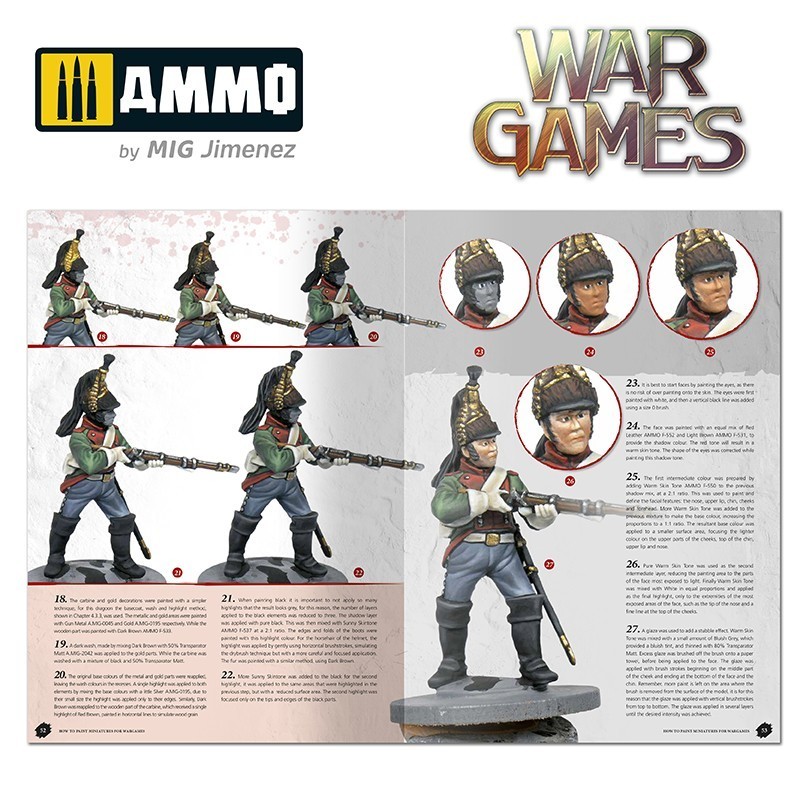 AMMO MIG 6285 How to Paint Miniatures for Wargames (English) - MASAÜSTÜ OYUNLARI İÇİN FİGÜR BOYAMA TEKNİKLERİ KİTABI
